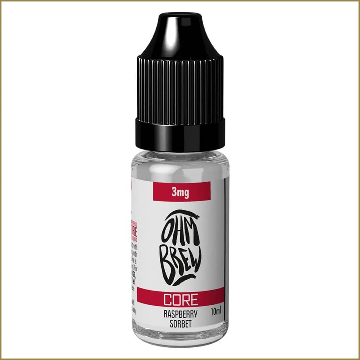 Ohm Brew Core Raspberry Sorbet 10ml bottle