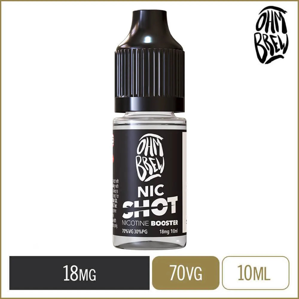 Ohm Brew Nic Shot Nicotine Booster 18mg/ml