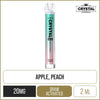 Crystal Bar Apple Peach Disposable Vape