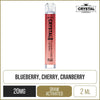 Crystal Bar Blueberry Cherry Cranberry Disposable Vape