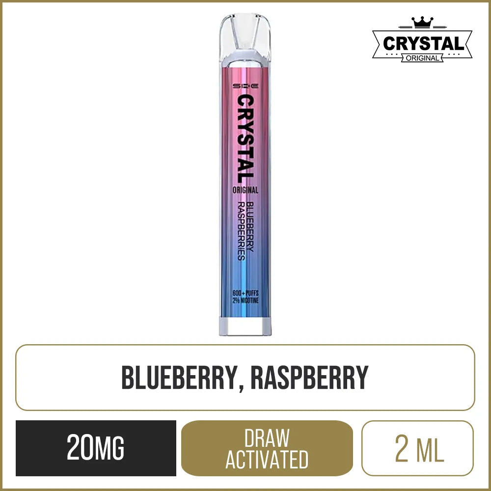 SKE Crystal Bar Blueberry Raspberries Disposable Vape