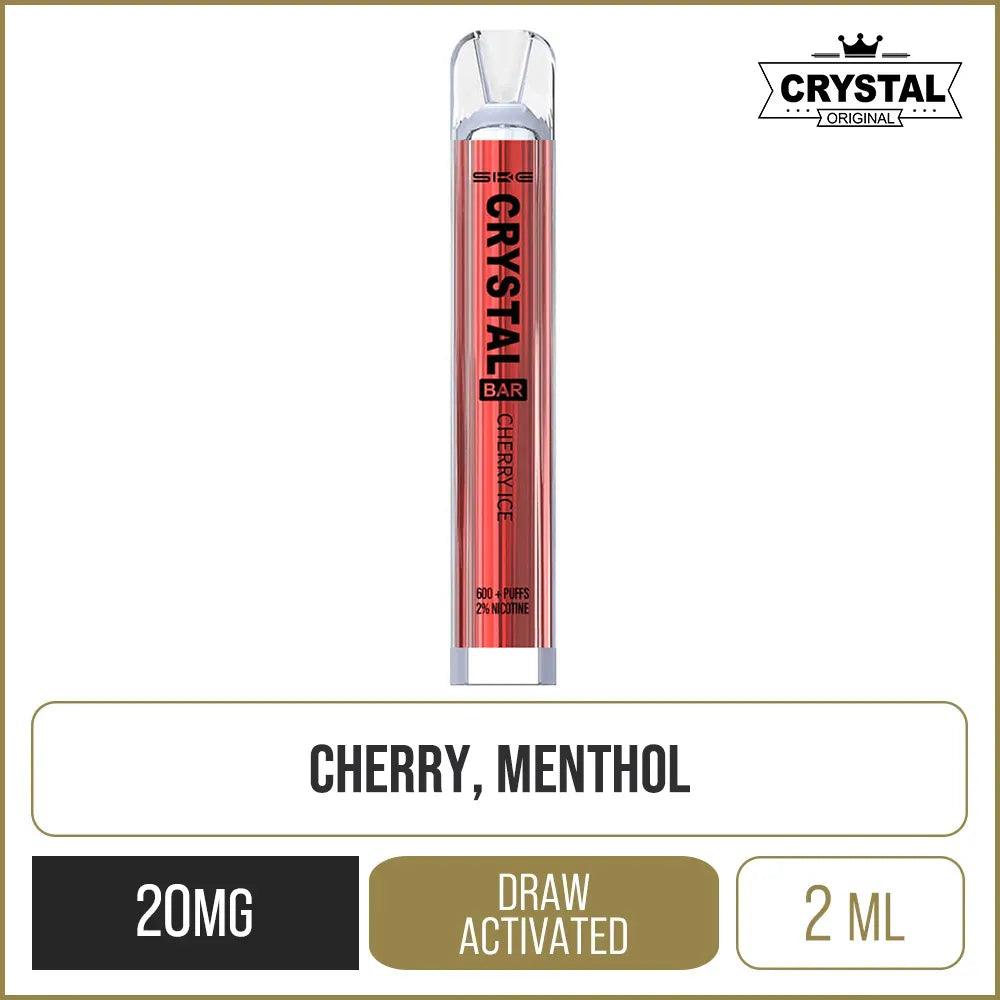 SKE Crystal Bar Cherry Ice Disposable Vape