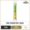 Crystal Bar Kiwi Passion Fruit Guava Disposable Vape