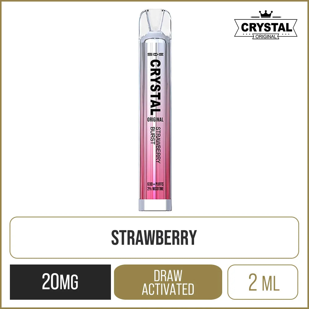 SKE Crystal Bar Strawberry Burst Disposable Vape