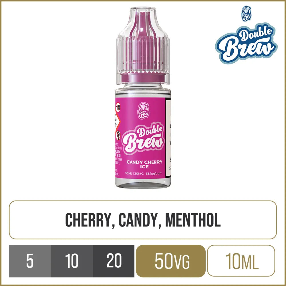 Double Brew Bar Series Candy Cherry Ice E-Liquid 10ml