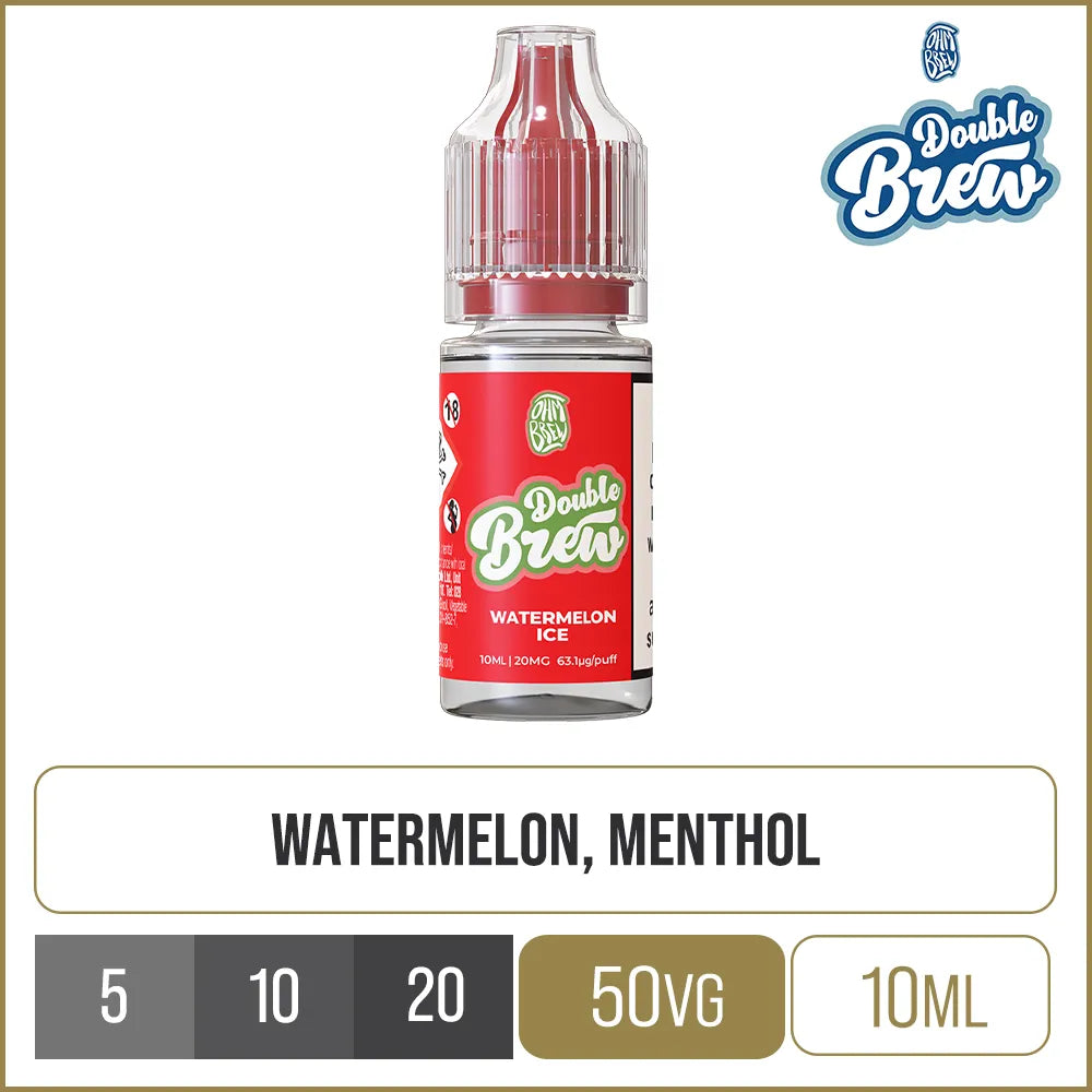 Double Brew Bar Series Watermelon Ice E-Liquid 10ml