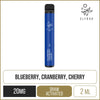 Elf Bar 600 Blueberry Cranberry Cherry Disposable Vape