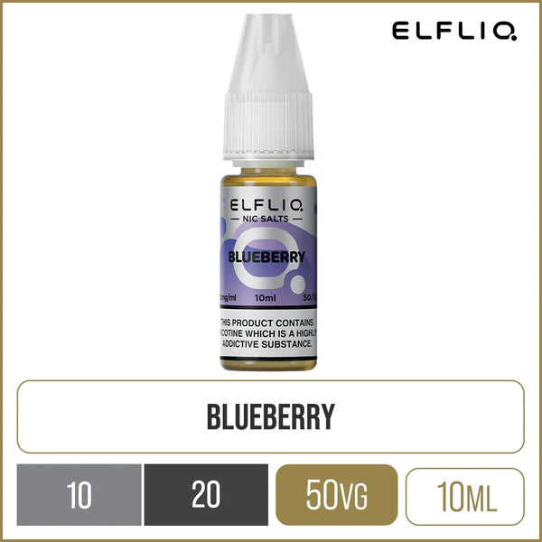 Buy Blueberry ELFLIQ Vape Juice - Free Delivery