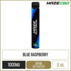 Haze CBD Platinum Blue Razz 1000mg CBD Disposable Vape 6ml