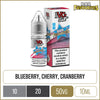 IVG Salts Bar Favourites Blueberry Cherry Cranberry 10ml
