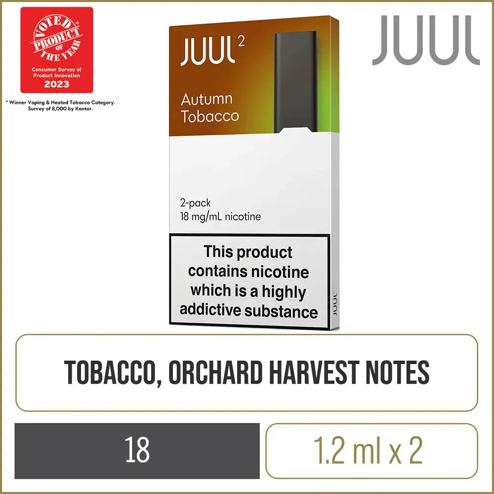 Buy JUUL2 Autumn Tobacco Pods