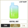 Lost Mary Menthol Disposable Vape