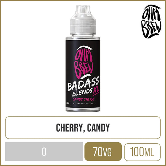 Ohm Brew Badass Blends XL Candy Cherry 100ml