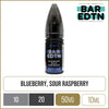 Riot BAR EDTN Blueberry Sour Raspberry E-Liquid 10ml