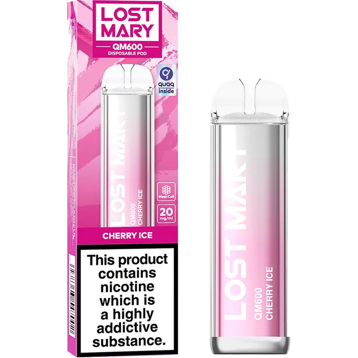 Lost Mary QM600 Cherry Ice Disposable Vape