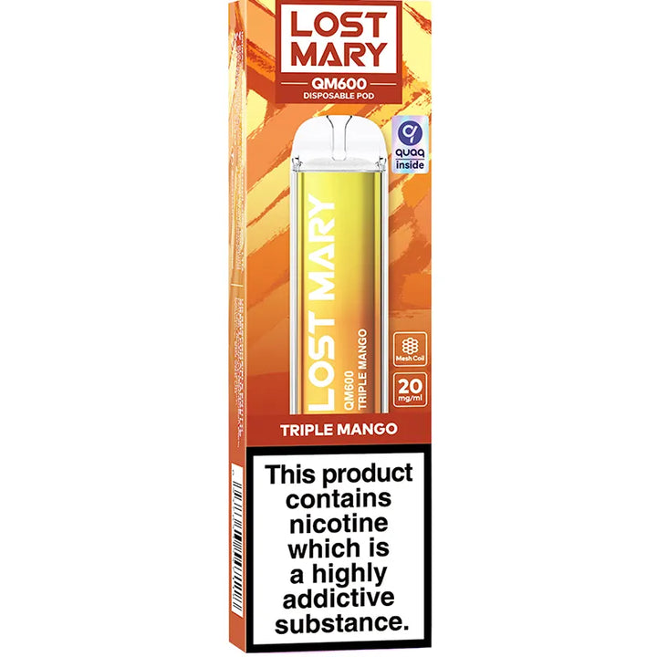 Lost Mary QM600 Triple Mango Disposable Vape