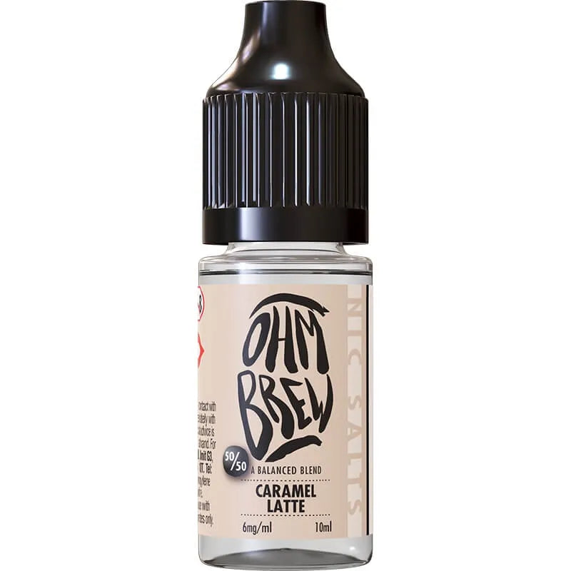 Ohm Brew 50/50 Caramel Latte 10ml