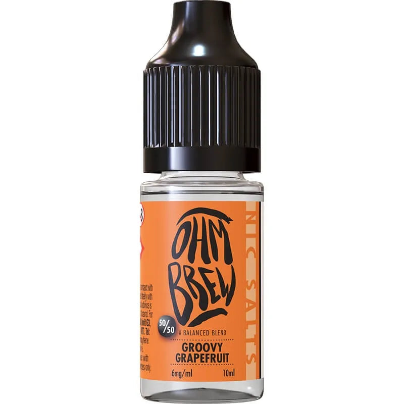 Ohm Brew 50/50 Groovy Grapefruit 10ml