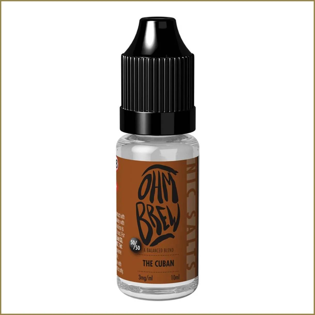 Ohm Brew 50/50 Cigar 10ml E-Liquid