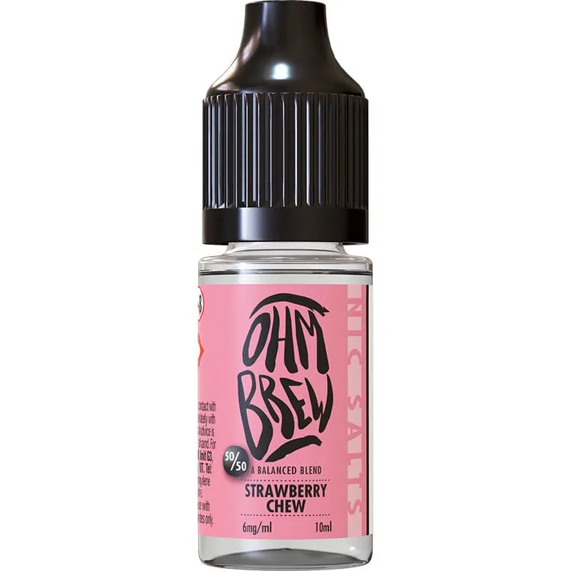 Ohm Brew 50/50 Strawberry Chew 10ml