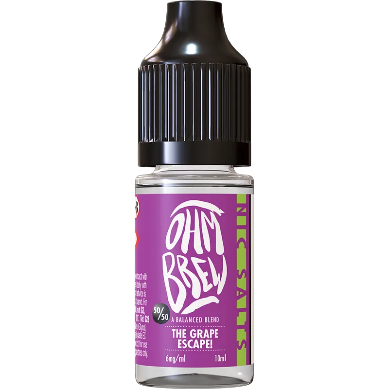 Ohm Brew 50/50 The Grape Escape 10ml