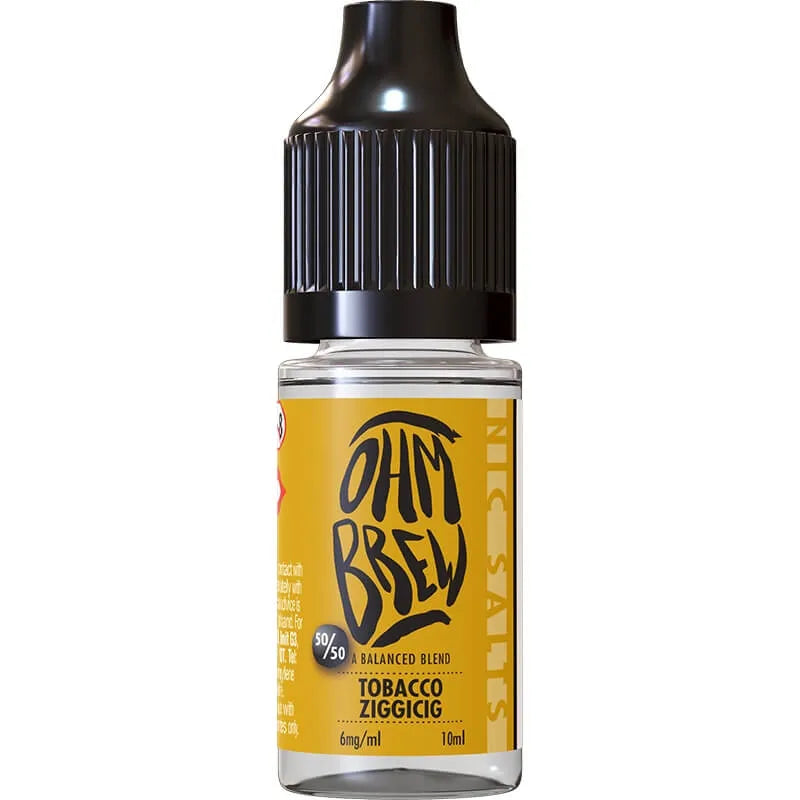 Ohm Brew 50/50 Tobacco Ziggicig 10ml