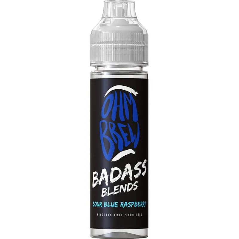 Ohm Brew Badass Blends Sour Blue Raspberry E-Liquid 50ml