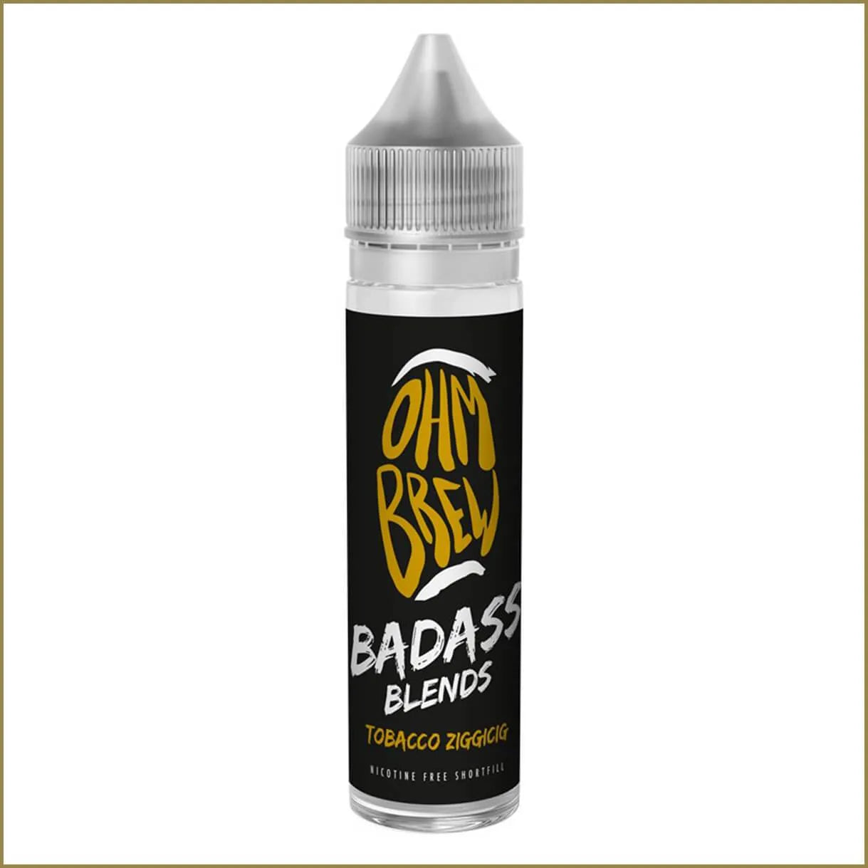 Ohm Brew Badass Blends Tobacco Ziggicig 50ml e-liquid bottle
