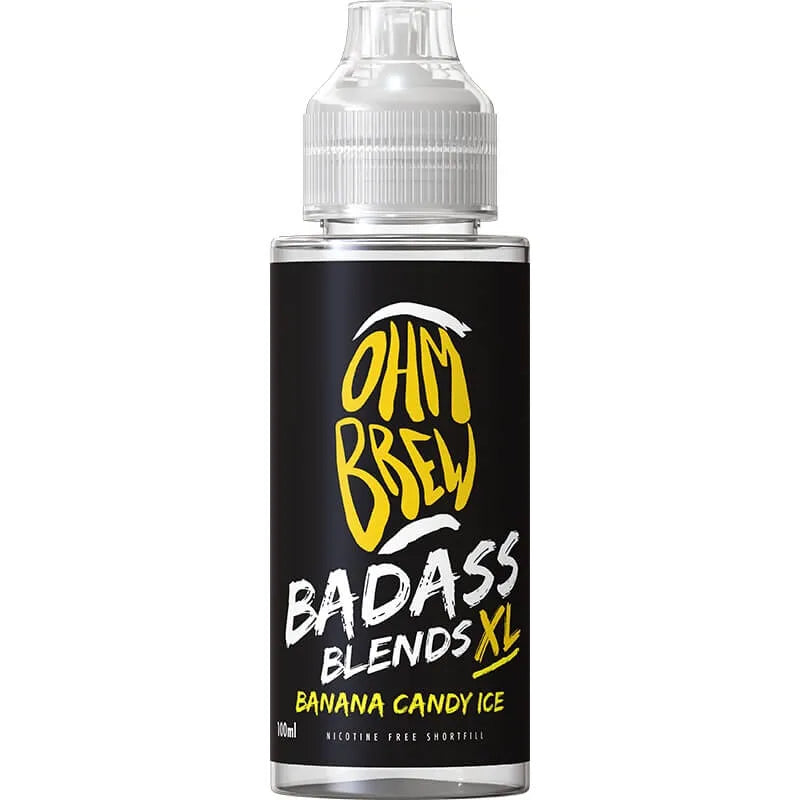 Ohm Brew Badass Blends XL Banana Candy Ice 100ml