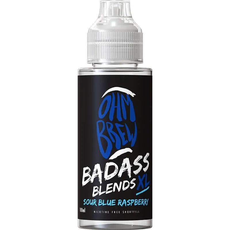 Ohm Brew Badass Blends XL Sour Blue Raspberry 100ml
