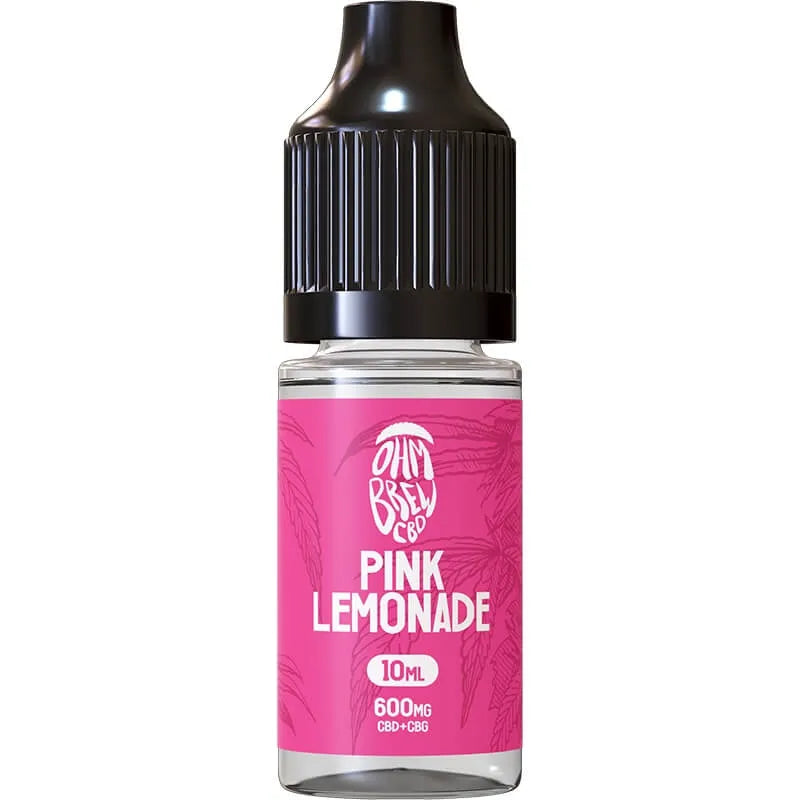 Ohm Brew CBD Pink Lemonade 600mg CBD + CBG E-Liquid 10ml Ohm Brew CBD Pink Lemonade 600mg CBD + CBG E-Liquid 10ml