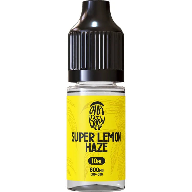 Ohm Brew CBD Super Lemon Haze 600mg CBD + CBG E-Liquid 10ml