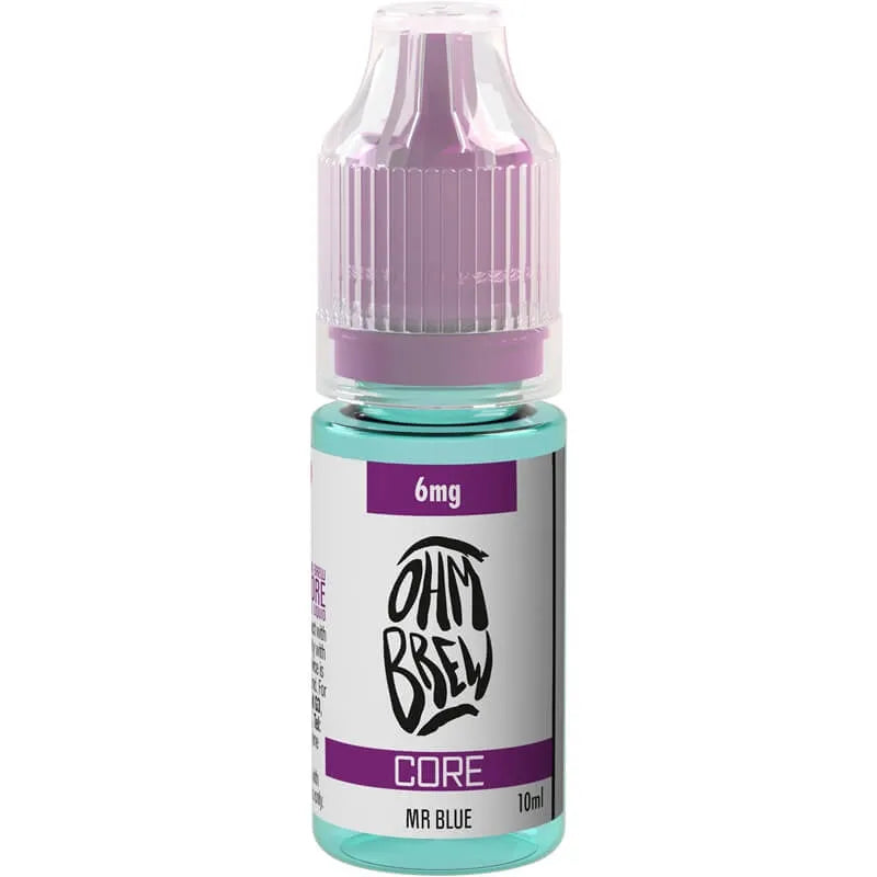 Ohm Brew Core Mr Blue 10ml e-liquid bottle