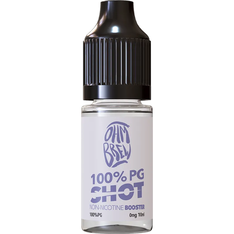 Ohm Brew 100% PG Booster Nicotine Shot 0MG/ML Ohm Brew 100% PG Booster Nicotine Shot 0MG/ML