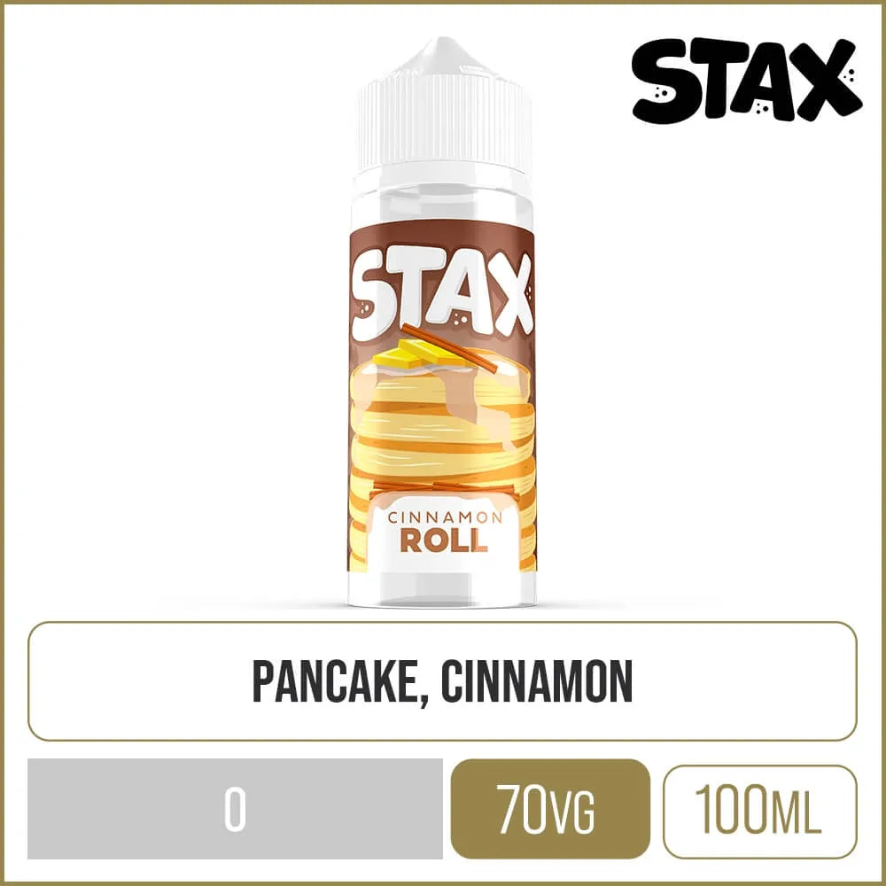 Stax Cinnamon Roll Pancake E-Liquid 100ml