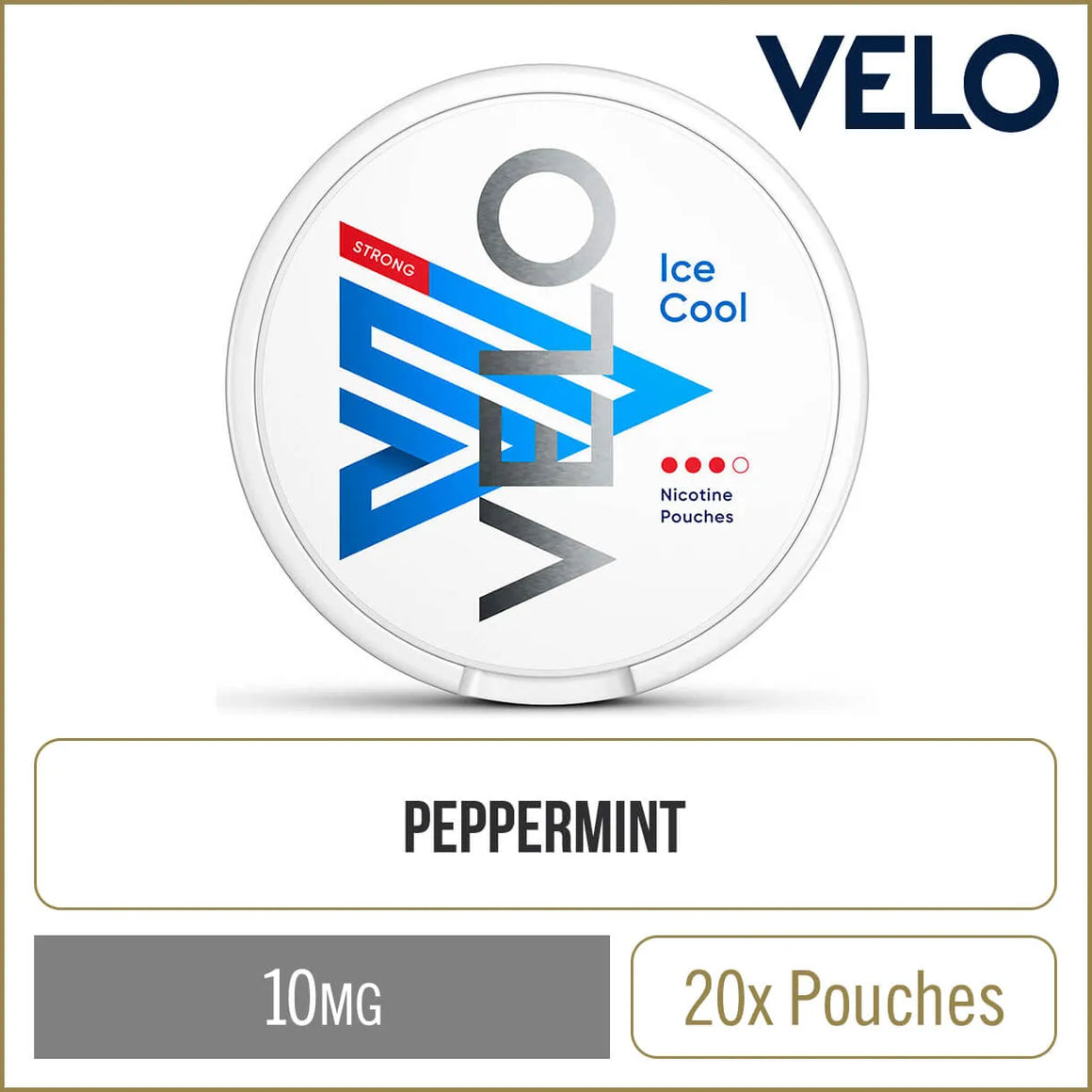 VELO Ice Cool Nicotine Pouches 20 Pack